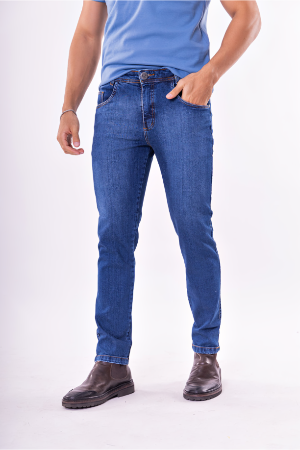 Calça jeans masculina cor mostarda shops